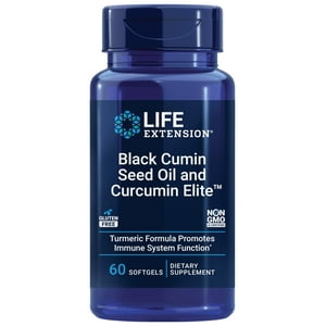 Aceite De Semillas De Comino Negro Supplement Life Extension Y Curcumina El