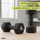thumbnail image 2 of Set de 2 Mancuernas Ejercicio Fitness Dumbbell 4kg Rava, 2 of 4