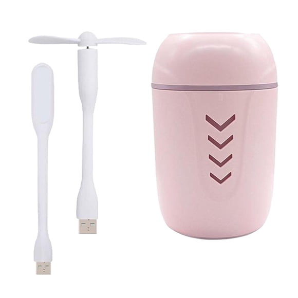 Fiocias Mini Humidificador USB LED Rosado