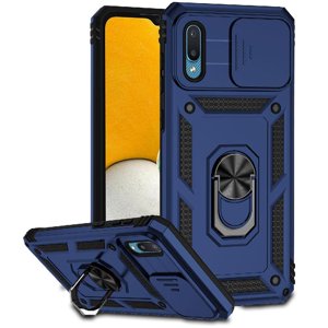 Estuche Gangxun Para Samsung Galaxy A02, Soporte Giratorio 360°, Estilo Mecánico Y Magnético