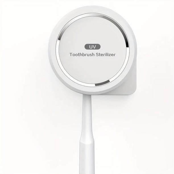 1pc Wall Mounted UV Toothbrush Sterilizer Case, Portable UV Sanitizer Toothbrush, Portable UV Toothbrush Cover, Travel Toothbrush Case Both Electric And Manual Toothbrushes