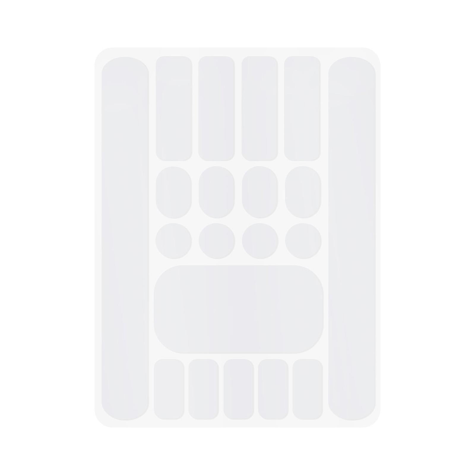 Magideal - Etiqueta Engomada De La Cadena De La Bicicleta, Parche Del Cuadro De La Bicicleta, Cinta De La Cadena De La Bicicleta, Horquillas Traseras, Calcomanía Claro