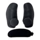 thumbnail image 2 of 2x Almohadillas de explosión de elevación de pesas Tamaño de entrenamiento fortalecido a mano con memoria de casos EVA para filas Sports Ejercicio Gim Negro, 2 of 5