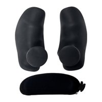 Ioensy - 2 Almohadillas Para Levantamiento De Pesas, Antideslizantes, Para Gimnasio, Color Negro