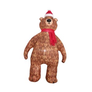 Magideal - Juguete Inflable De Navidad De 6,89 Pies, Adorno Con Adaptador Estadounidense, Estatuilla, Accesorios Para Fotos, Decoración Al Aire Libre, Explosión