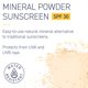 thumbnail image 3 of Brocha solar en polvo mineral On Block SPF 30 con niacinamida, 3 of 8