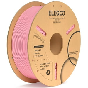 Filamento Para Impresora 3D Elegoo Pla Plus De 1,75 Mm, Color Rosa, 1 Kg