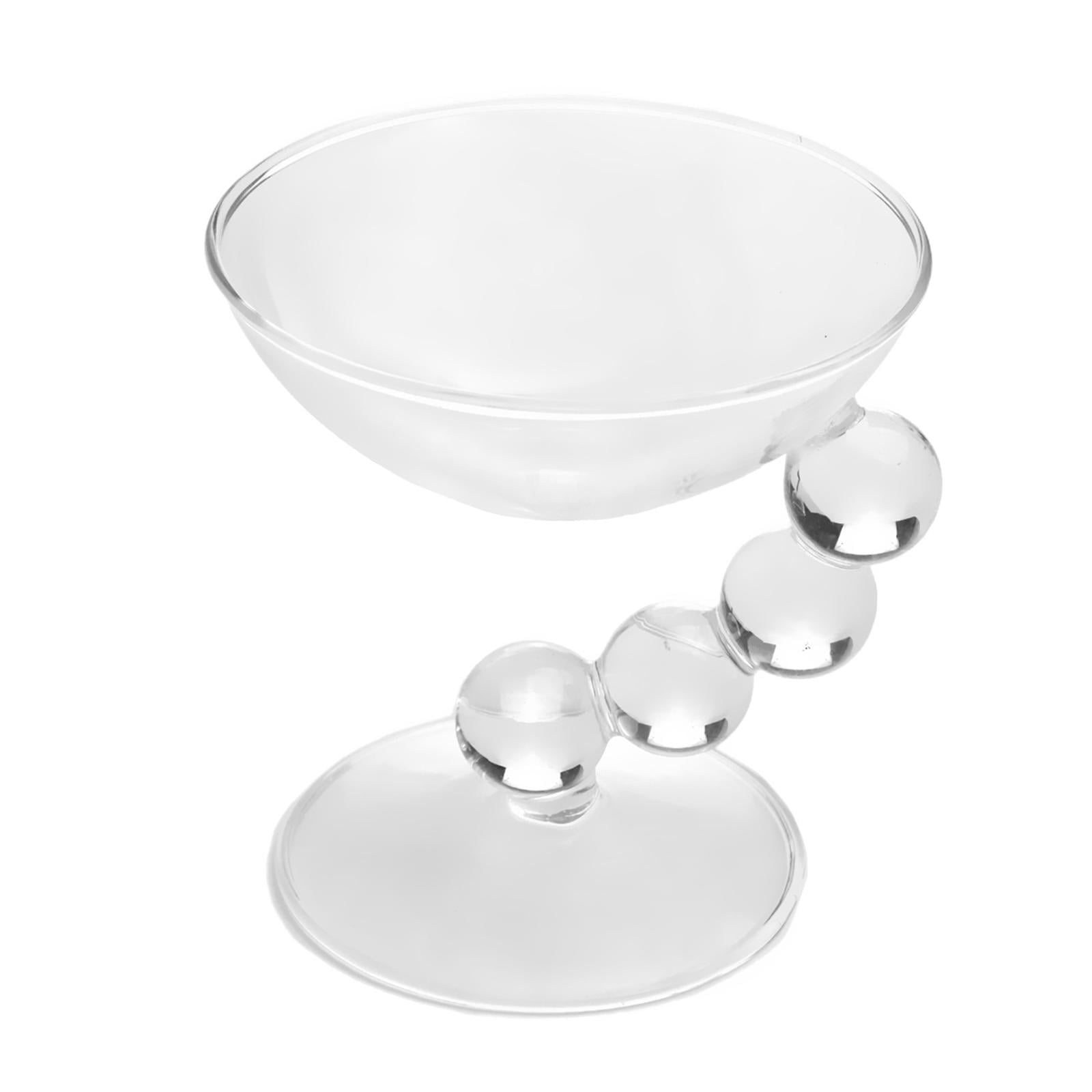 Magideal - Cuenco De Postre De Vidrio, Recipiente Para Comida, Decoración, Taza De Postre, Taza De Helado Para Pudín, Pequeños Bocadillos, Joyería, Helado, Ensal Claro