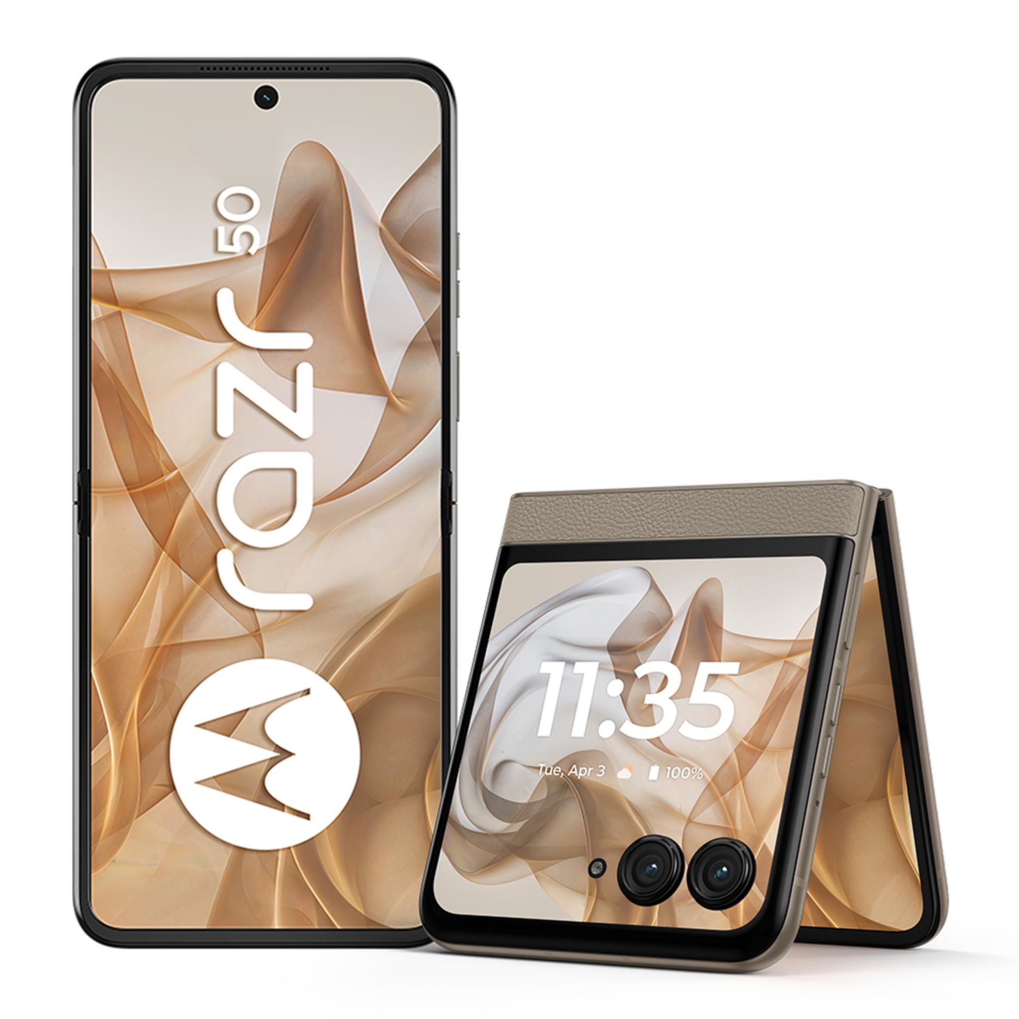 Motorola - Smartphone Moto Razr 50 5G 512Gb Beige