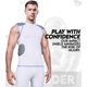 thumbnail image 4 of Camiseta de fútbol Exxact Sports 5 almohadillas para adulto, blanca, 4 of 6