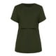 thumbnail image 3 of Polera Lactancia Maternidad Lina Manga Corta Verde Musgo verde S, 3 of 4