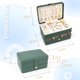 thumbnail image 5 of Organizador de joyas KOOAAICCHI portátil de viaje - verde, 5 of 6