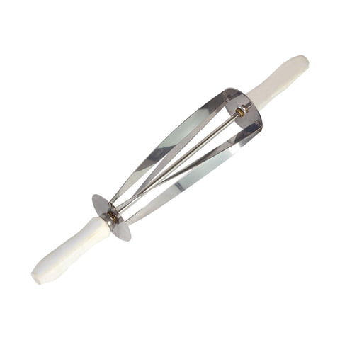 Magideal - Cortador De Cruasanes, Cortador De Pan, Cuchillo Rodante De Acero Inoxidable, Cocina Casera, Cuchillo De Pastelería Con Rueda De Pan De Restaurante De Grande