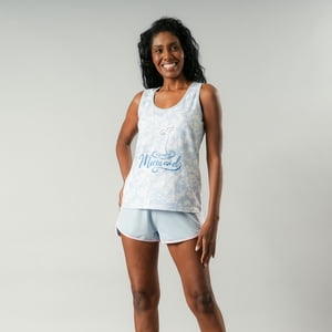 Flores - Pijamas Top Sin Mangas + Short 33555-229