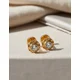 thumbnail image 2 of Aros Abridores Chatón Circón 5mm N2 Oro 14k Bebé, 2 of 14