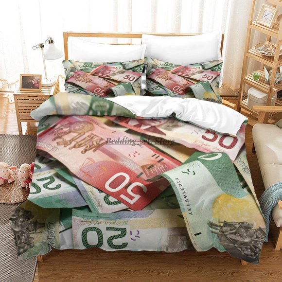 Canadian dollar Bedding Set Bed Set Aldult Kid Bedroom Duvetcover Sets Bed Sheet Set