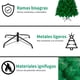 thumbnail image 3 of Árbol Navidad Pino Tet 1.8m Pascua Artificial Frondoso Verde, 3 of 4