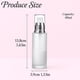 thumbnail image 2 of Botellas Cosméticas Doromy Paquete de 3 de Vidrio Esmerilado de 60 ml, 2 of 6