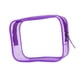 thumbnail image 3 of Estuche de maquillaje transparente, organizador de maquillaje, compacto, impermeable, ligero, bolsa de cosméticos, bolsa de cosméticos de PVC para el Púrpura M, 3 of 5