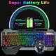 thumbnail image 3 of Set inalámbrico de teclado y ratón para juegos LexonElec con alfombrilla RGB, 3 of 6