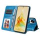 thumbnail image 3 of Funda tipo cartera FOXDOCK para OPPO Reno 8T 5G , diseño girasol en relieve, cuero PU, cierre magnético, soporte y tarjetero, 3 of 5
