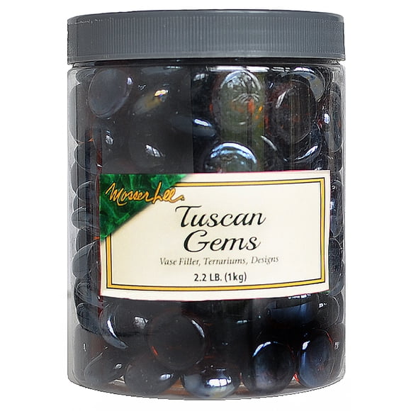 Gemas de cristal ámbar Mosser Lee Tuscan ML2141, 1 kg