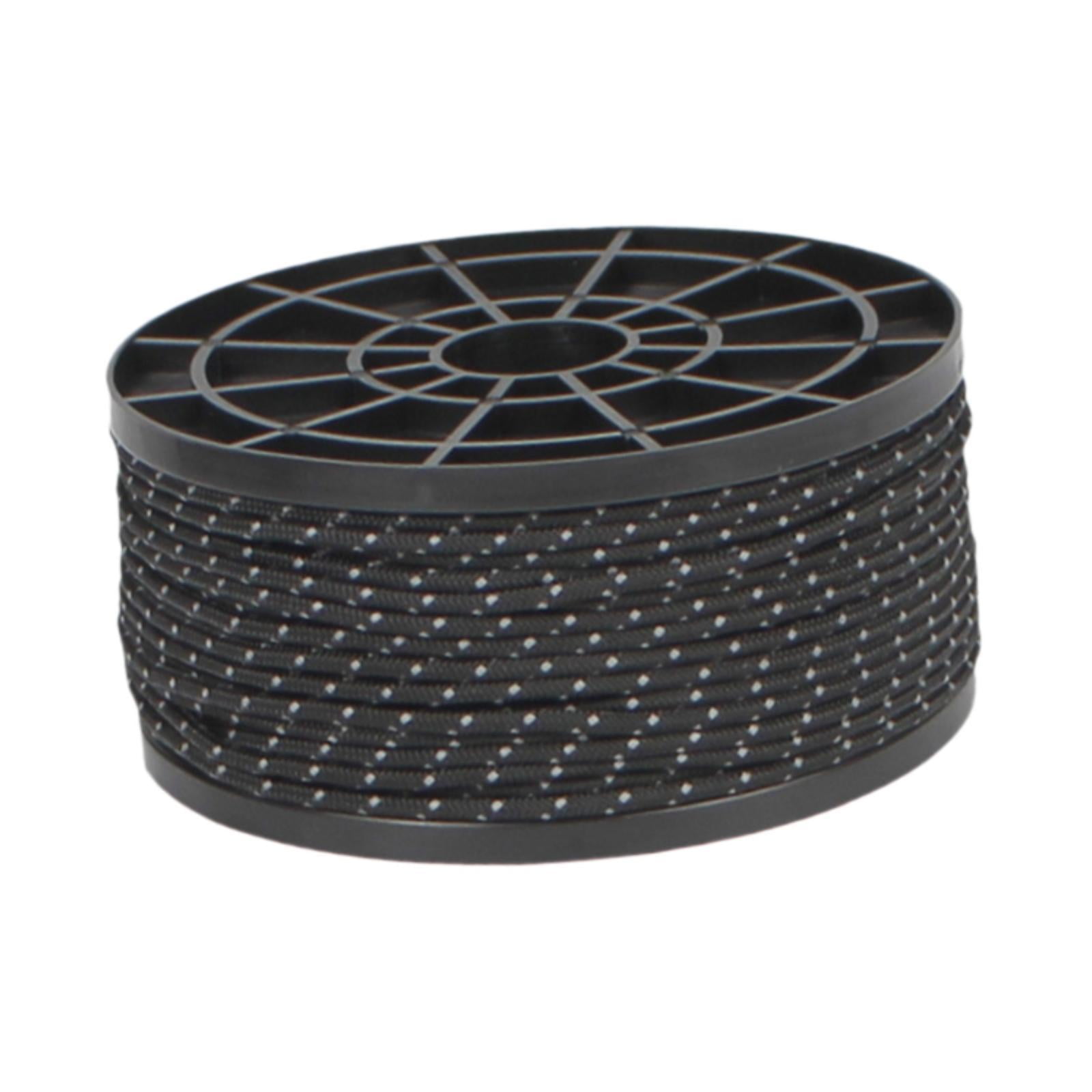 Magideal - Cuerda Guía Para Tienda De Campaña, Cuerda Estable Multiusos De Alta Densidad, Cuerda Para Tender La Ropa, Cuerda Para Acampar, Lona, Toldo, Lona, Negro