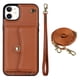 thumbnail image 1 of Crossbody PU Leather Wallet Case For IPhone 14 13 12 Mini 11 Pro X XS Max XR 8 7 SE 2020 2022 Card Slots Magnetic Lanyard Phone Cover, 1 of 3