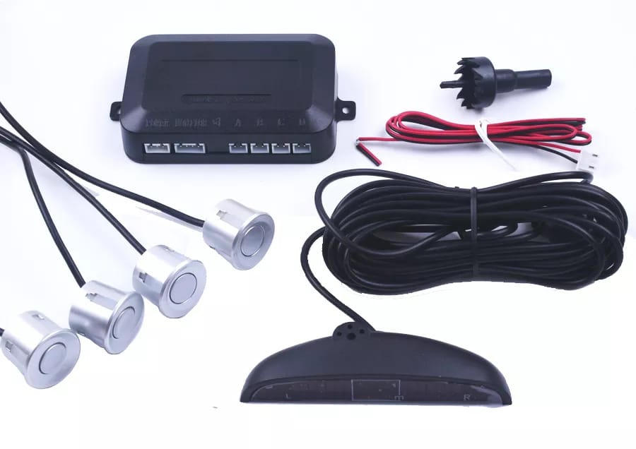 Genrico - Kit Sensor Retroceso Para Automóviles Gris Plata