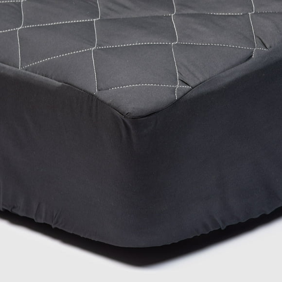 Cubrecolchón Negro  1.5 Plazas