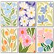 thumbnail image 1 of Kit de Pintura por Números Fountor – Pack de 6 Flores 20 × 25 cm, 1 of 7