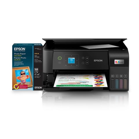 Kit Impresora Epson Ecotank L3560 + Papel Foto Brillante
