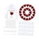 thumbnail image 5 of 24 Piezas De Piedras De Corazón De San Valentín, Novedad Para Regalos De Fiesta, Bodas, San Valentín, 5 of 5