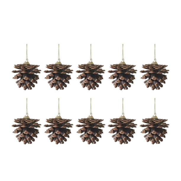 10x Colgante Navideño De Piñas Colgante Navideño Para Otoño Dormitorio Otoño Invierno 4cm A 5cm
