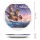 thumbnail image 2 of Moana 2 Plato decorativo de porcelana fina (bone china), plato decorativo de cerámica para hogar, oficina, soporte de pared, platos decorativos para dormitorio - 6 pulgadas (15 cm), 2 of 6
