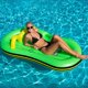 thumbnail image 5 of Flip Float Swimline para piscina, color verde, con soporte para bebidas, 5 of 7