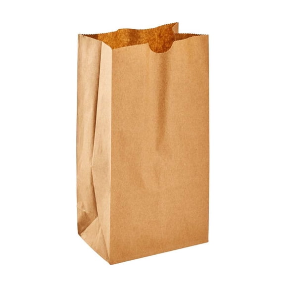 Bolsas de papel kraft para almuerzo Karat de 4 lb, 2000 unidades, reutilizables