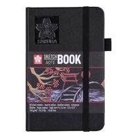 Croquera Sakura 80Hj 140Gr Negro 9X14Cm