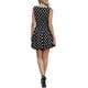 thumbnail image 3 of INSPIRE CHIC Vestido de Lunares para Mujer de Verano sin Mangas Cuello Redondo Mini Vestido de Moda S Negro, 3 of 6