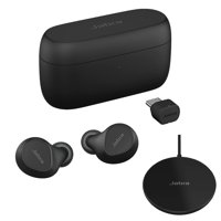 Auriculares Bluetooth Jabra Evolve2 Con Base De Carga Inalámbrica, Color Negro