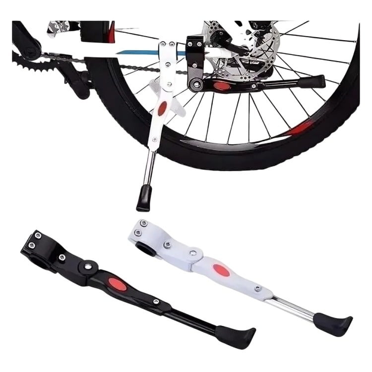 Genérico - Pata Apoyo Para Bici Ajustable Soporte 100% Aluminio