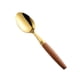 thumbnail image 1 of XmhyTop cubiertos de, acero inoxidable, muy adecuados para trajes de filete, Oro, 4 Piezas cucharas de comida, 1 of 5