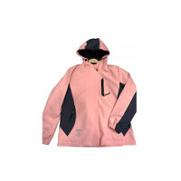 Genérico - Chaqueta Cortaviento Deportiva Ultra Liviana Micropolar Rosa, Talla S
