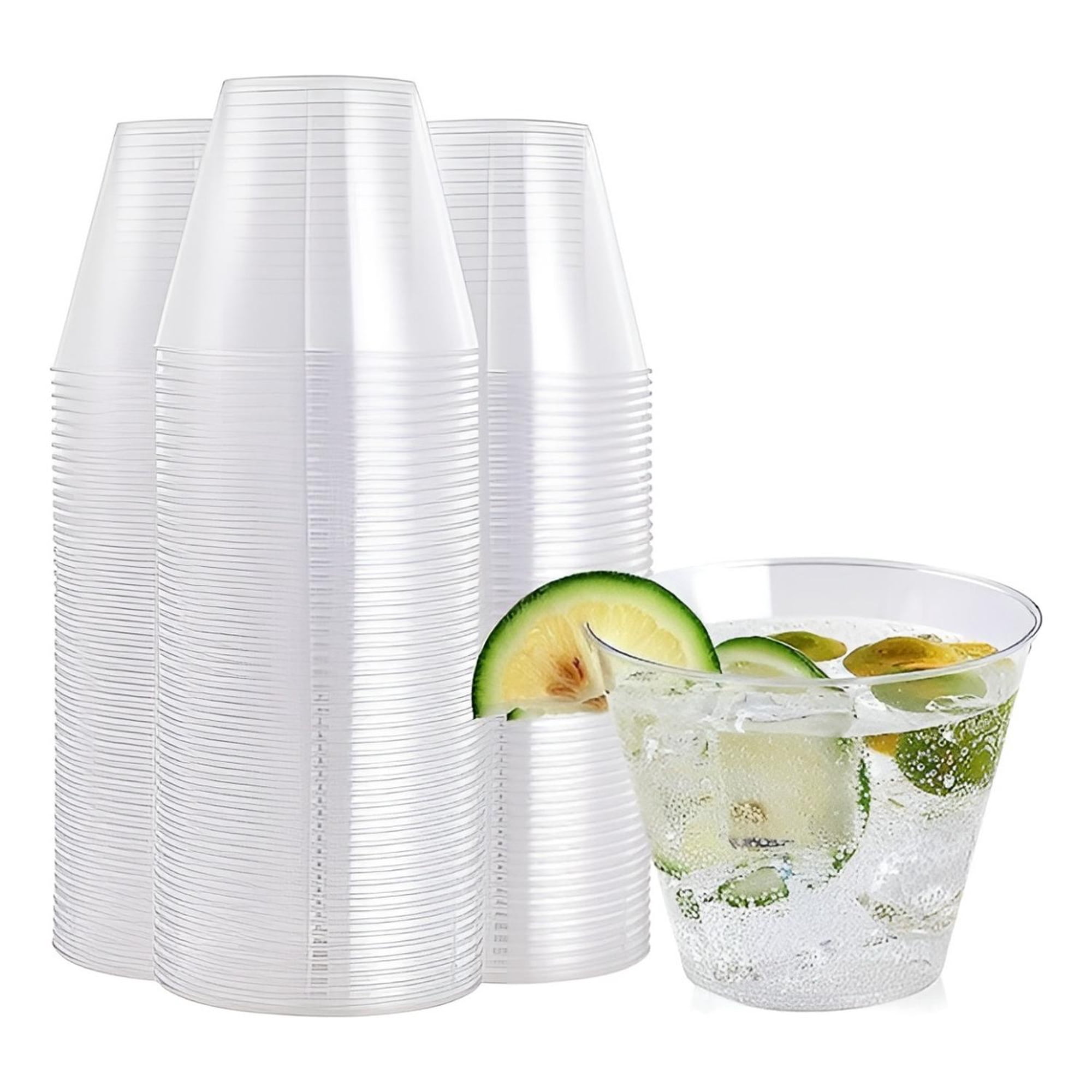 Pasteleriuscl - X50 Set De Vasos Shot Postres Pocillos Vasos Plastico 88 Ml Transparente