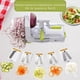 thumbnail image 4 of spiralizador De Verduras Cortador Manual Con Manivela 5 Cuchillas Acero Inoxidable Picador Extractor Fideos Vegetales FIGOIMPORT, 4 of 9