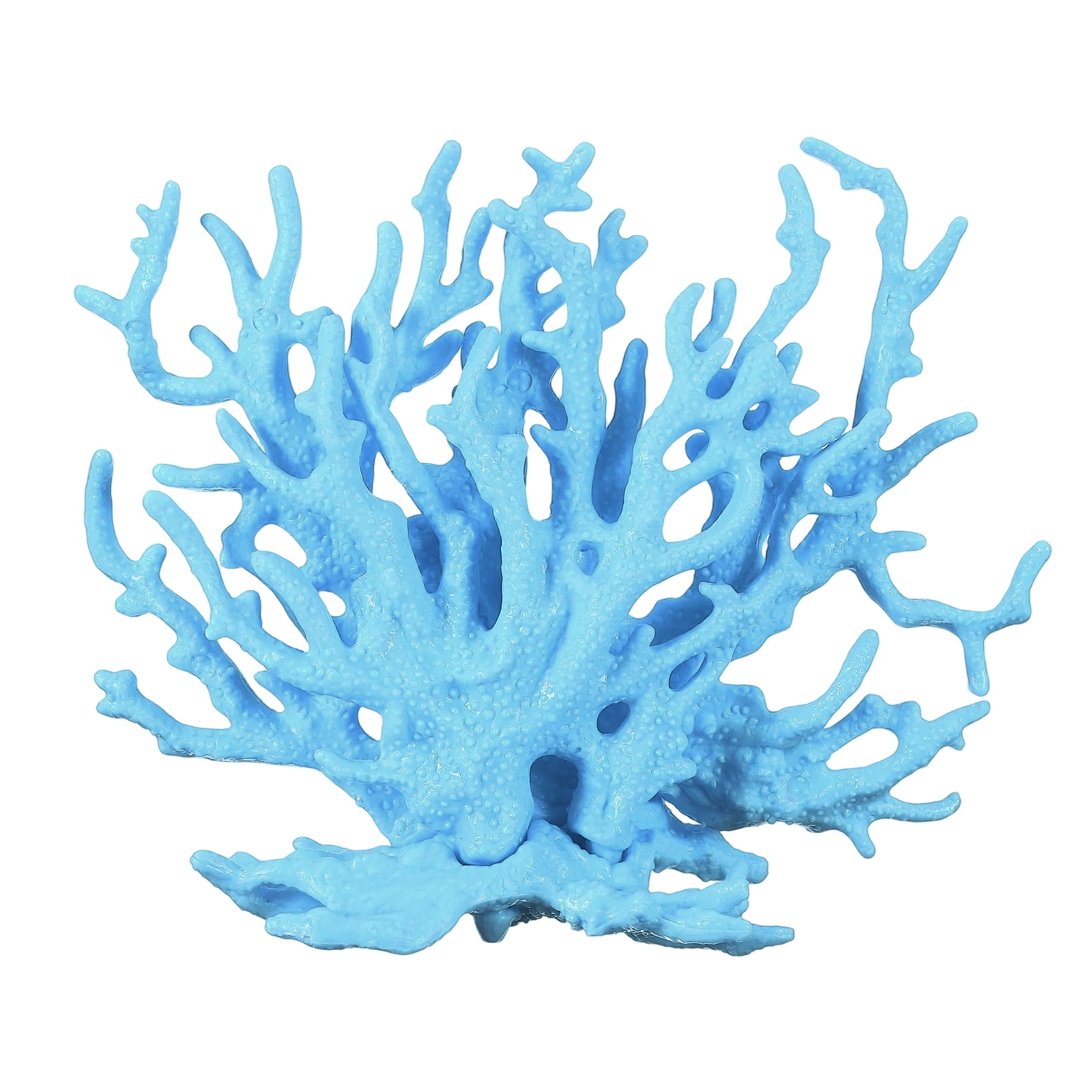 Decoración de Coral para Acuario Uxcell, Decoraciones para Peceras, Adornos de Coral para Peceras, 5.9x2.2x4.7 Pulgadas, (Azul, 1 Unidad), Destinado para Decoración de Paisajismo de Acuarios