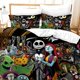thumbnail image 3 of Nightmare Before Christmas Duvet Cover Sets Jack and Sally Valentine's Day Rose Decor 100% Microfibe Bedding Set with Pillow Shams, 3 of 3