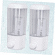 thumbnail image 3 of 3 X Dispensador Jabón Líquido Gel Shampoo 500 Ml Baño Cocina Blanco, 3 of 3
