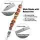 thumbnail image 4 of Pinchos para kebab GRILLART de acero inoxidable plano de 43 cm, 10 piezas, 4 of 7