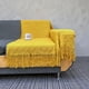 thumbnail image 1 of Manta Decorativa Tejida Con Flecos 100% Acrilico Medida 130x180cm Color Amarillo, 1 of 3